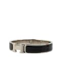 Miniatyrbild 2 av 5: Pre-owned Hermès Narrow Enamel Clic H Bracelet PM Black