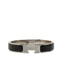Miniatyrbild 1 av 5: Pre-owned Hermès Narrow Enamel Clic H Bracelet PM Black