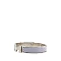 Miniatyrbild 2 av 5: Pre-owned Hermès Narrow Enamel Clic H Bracelet PM Purple