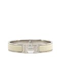 Pikkukuva 1 / 6: Pre-owned Hermès Narrow Enamel Clic H Bracelet PM White