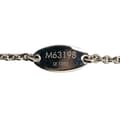 Miniatyrbillede 5 af 5: Pre-owned Louis Vuitton Silver Plated Essential V Supple Bracelet Silver