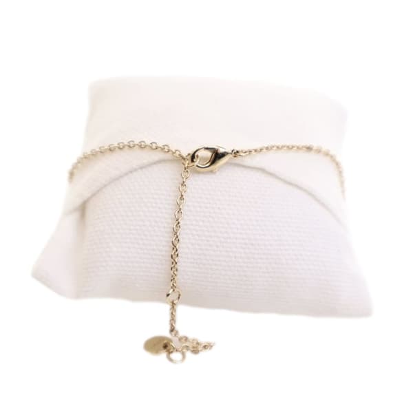 Pre-owned Dior Gold Plated Crystal Petit CD Bracelet Gold