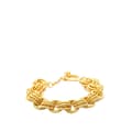 Pikkukuva 1 / 5: Pre-owned Givenchy Gold Plated Triple Hoop Chain Bracelet Gold