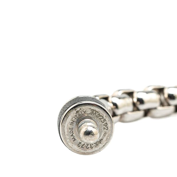 Pre-owned Louis Vuitton Monogram Eclipse Chain Bracelet Silver
