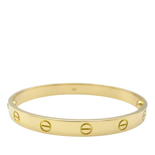 Pre-owned Cartier 18K Yellow Gold Classic Love Bracelet Gold