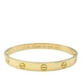 Miniatyrbild 1 av 5: Pre-owned Cartier 18K Yellow Gold Classic Love Bracelet Gold