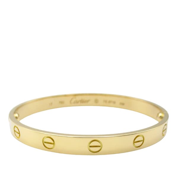 Pre-owned Cartier 18K Yellow Gold Classic Love Bracelet Gold