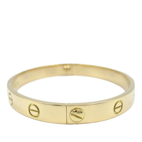 Pre-owned Cartier 18K Yellow Gold Classic Love Bracelet Gold