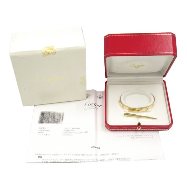 Pre-owned Cartier 18K Yellow Gold Classic Love Bracelet Gold