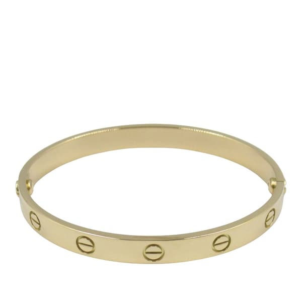 Pre-owned Cartier 18K Yellow Gold Classic Love Bracelet Gold