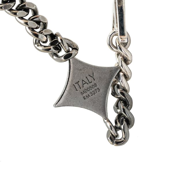 Pre-owned Louis Vuitton Silver Plated LV Instinct Bracelet Silver