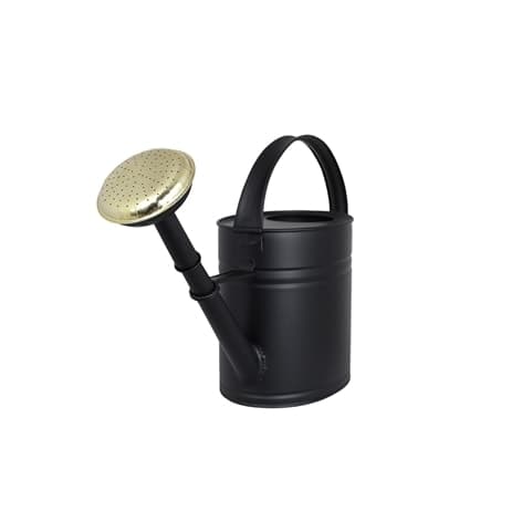 Watering Can Oval Matte Black 4L