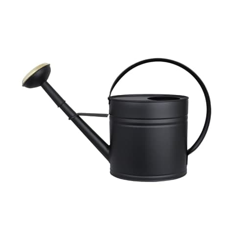 Watering Can Oval Matte Black 4L