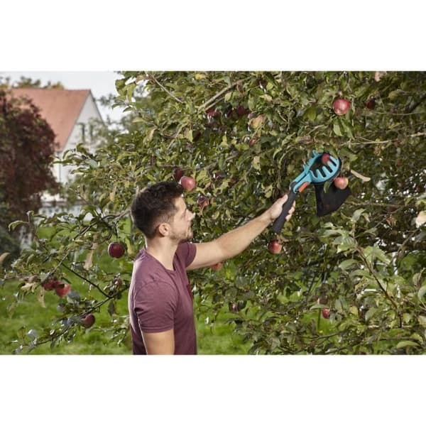 GARDENA kombisystem Fruit Picker - Rostfritt stålblad och nätväska