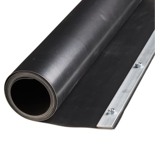NATUR Anti-root barriär med stängningsskena - svart HDPE