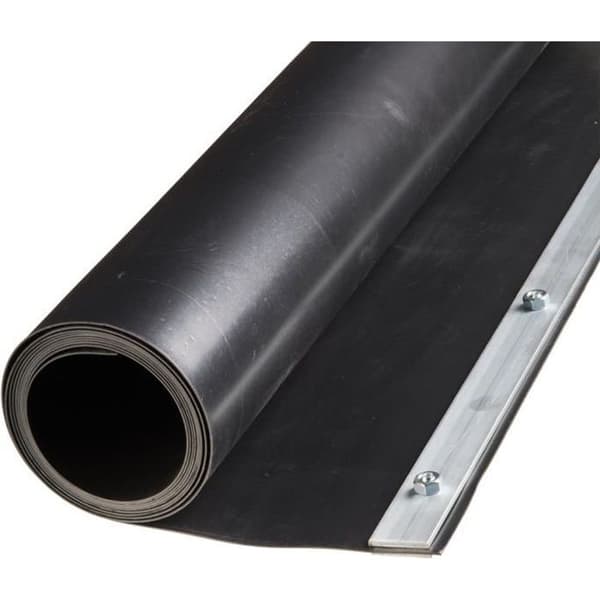 NATUR Anti-root barriär med stängningsskena - svart HDPE