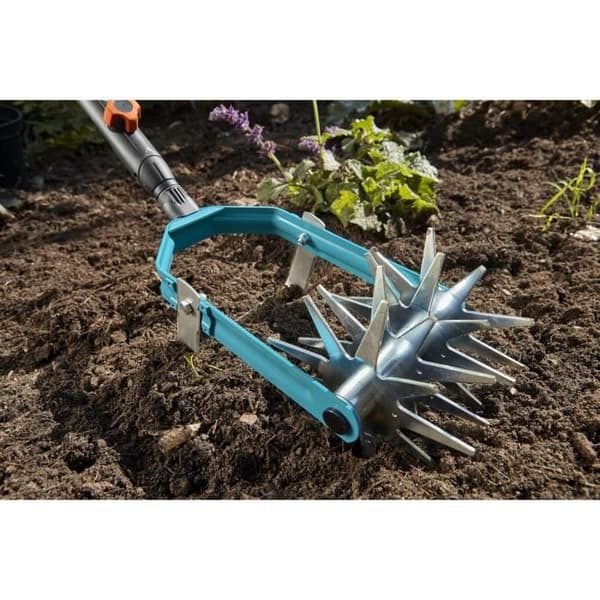 GARDENA Crumbler-Weeder 14cm combisystem® – Högkvalitativt galvaniserat stål – Såverktyg – 25 års garanti (3195-20)