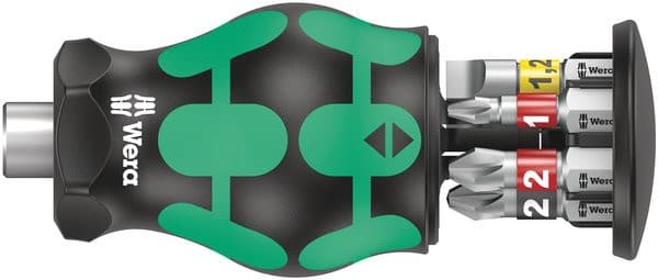 Wera Kraftform Kompakt Stubby Magazin 2 Multi-bit screwdriver Straight screwdriver