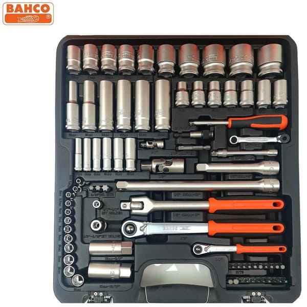 BAHCO SOCKET WRENCH SET 103el 1/2" / 1/4"