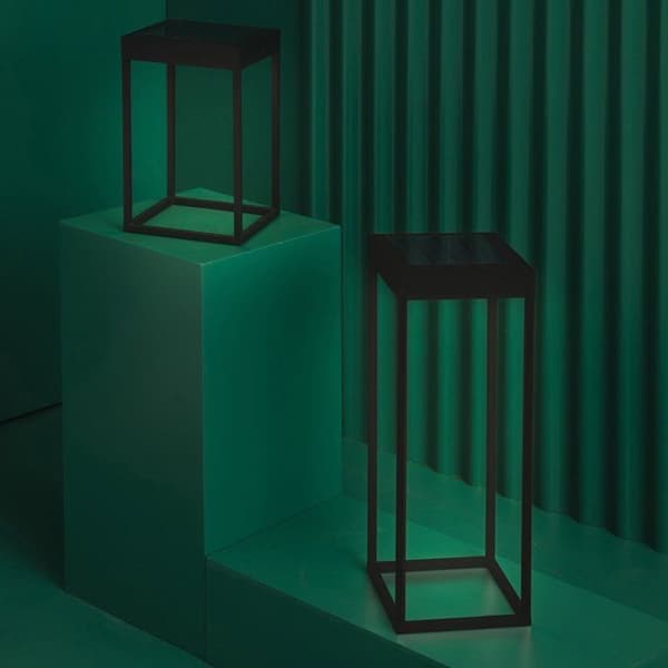 Bärbar LED-lampa - KASP - Svart - USB-uppladdningsbar - 150 lumen - 30 cm