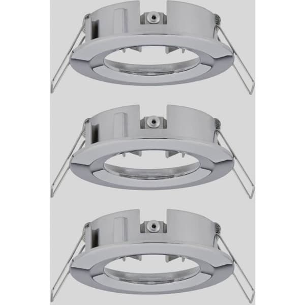 Infälld ram - PAULMANN - Välj 92482 - Effekt 10 W - Vit/Krom - Universal