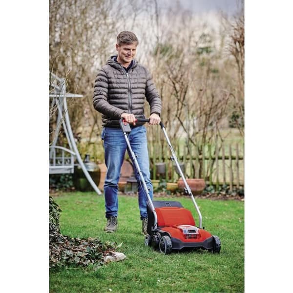 Einhell Gräsrivare utan sladd GC-SC 18/28 Li Solo - Power X-Change (18V, Arbetsbredd 28cm) Levereras utan batteri eller laddare