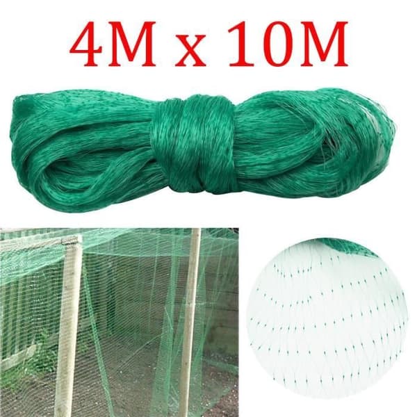 4*10m Skyddsnät PR vine Mesh Black Anti-bird skyddar grönsaksväxtfrukt - XY FR