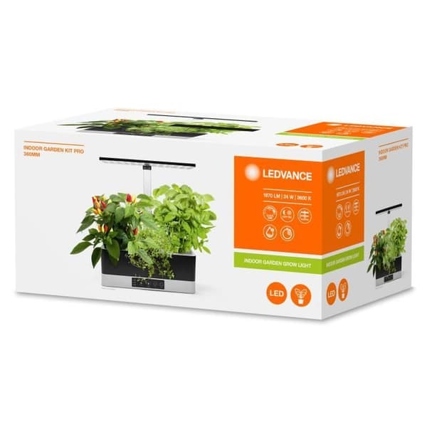 Belysning - LEDVANCE - Inomhusträdgård KIT Pro 360 BK - 24 W - 220-240 V - Strålningsvinkel 110°