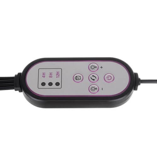 Fullspektrum LED Växtlampa med Stativ och 4st Justerbara Armar