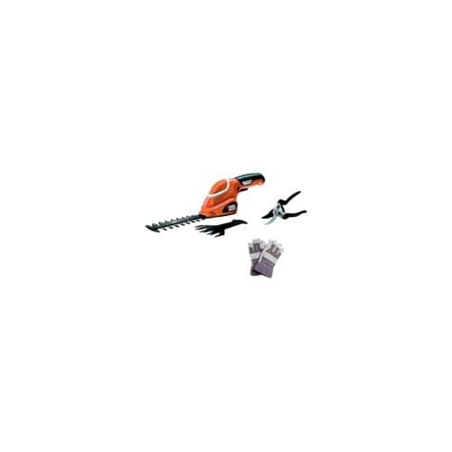 BLACK+DECKER GSL700KIT-QW - häck-/grässax - elektrisk - sladdlös