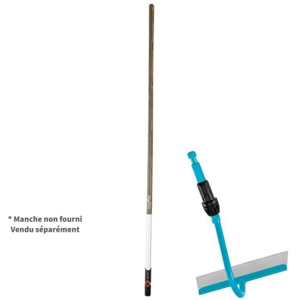 GARDENA Hoe 16cm combisystem® - Korrosionsbeständigt rostfritt stål - Trädgårdsredskap för ogräsrensning - 25 års garanti (3113-20)