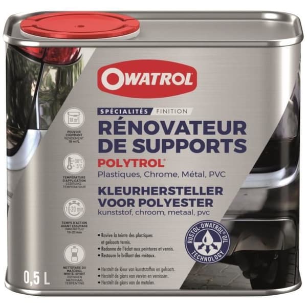 OWATROL POLYTROL Renoverare Plast och Multi-ytor Exteriör Renoverare Krom Golv Trädgårdsmöbler Stenar Marmor Metaller Ré