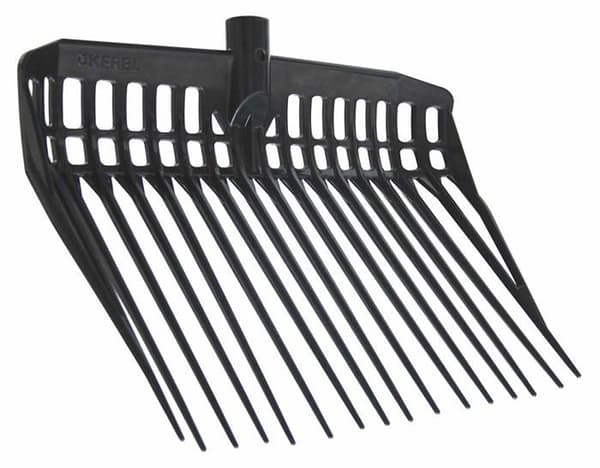 Box - skärm - sikt Kerbl - 326052 - EcoFork Rakgaffel utan handtag för boskap/Urban Agriculture Svart