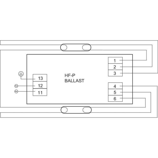 Philips 86347500 ballast med integrerad 10 W LED - Grå 35x25 cm