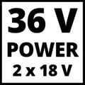 Miniatyrbild 4 av 4: Elektrisk rivare - EINHELL - GC-SC 36/31 Li-Solo - 36V batteri - Riktningsvals med 8 blad