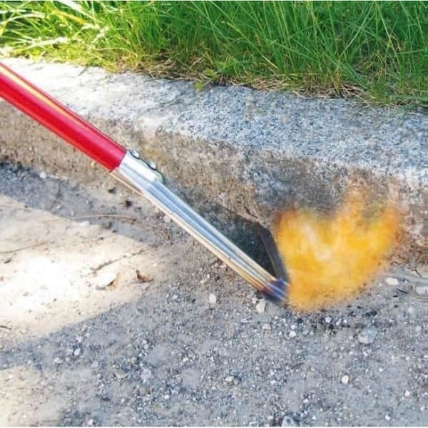 Premium Grøn Ukrudtsbrænder Bred Tud - ROTHENBERGER - 990°C - Ø40 mm - Rød og Gul