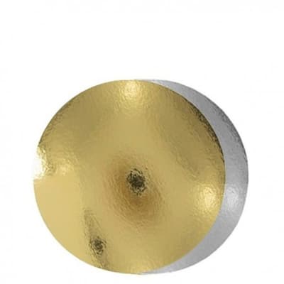 20 cm Tårtbrickor 5 st Guld/Silver