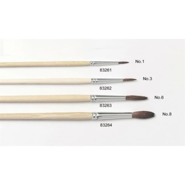 No.8 Dekoreringspensel 1 st (pony hair)