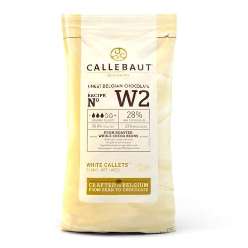 1 kg Belgisk VitChoklad Callebaut