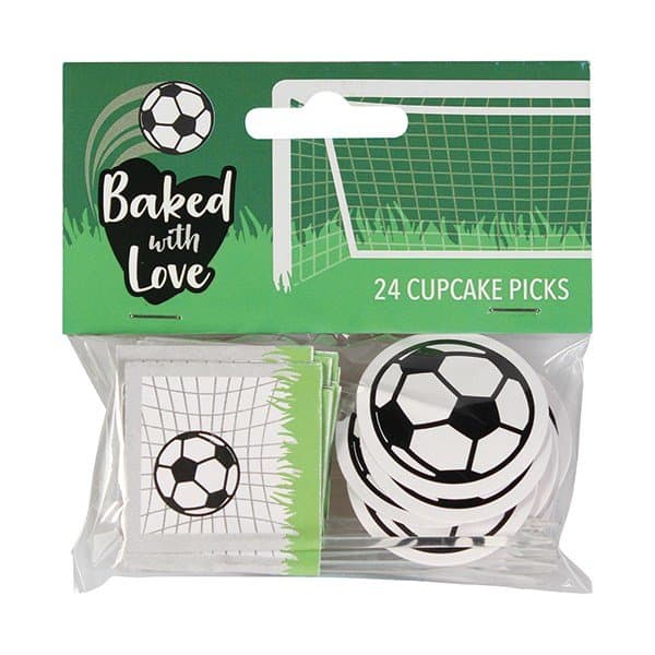 Football Cupcake Toppers 24 st