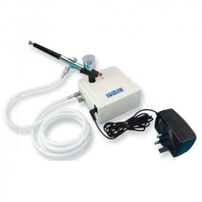 Airbrush Compressor PME Sugarcraft med 8st FÄRGER