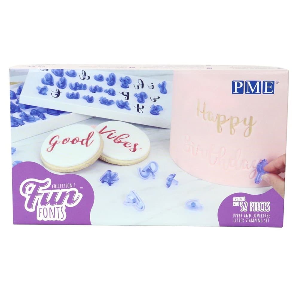 Fun Fonts Stamping Set PME 52st