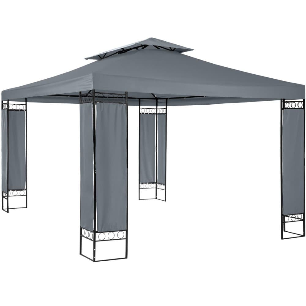 Luksus havepavillon Leyla - anthrazit