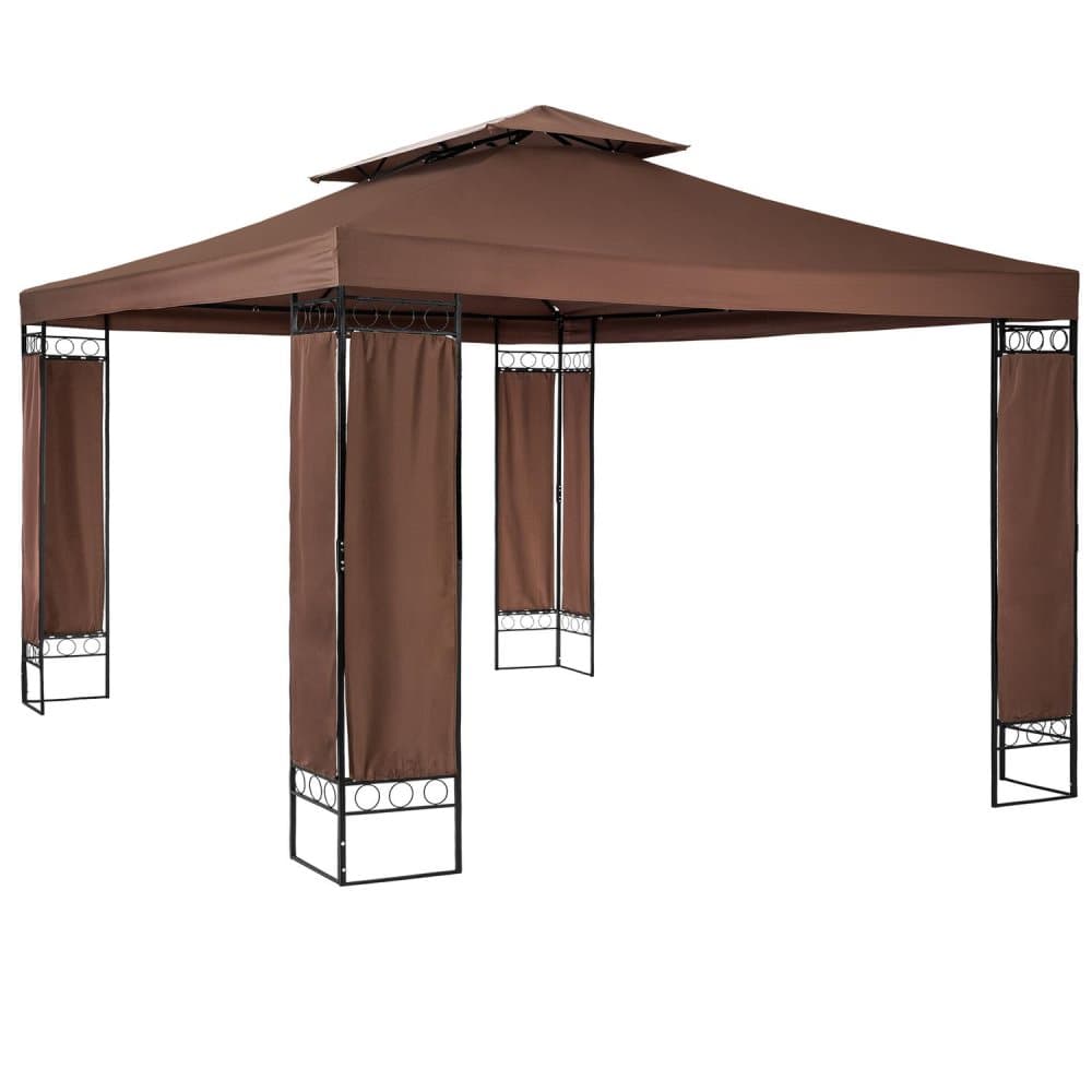 Luksus havepavillon Leyla - brun