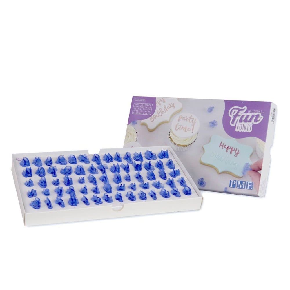 Cupcakes & Cookies Fun Fonts Stamping Set PME