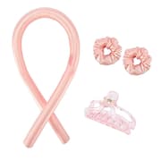 Krøllesæt - Krøllet hår uden varme Pink