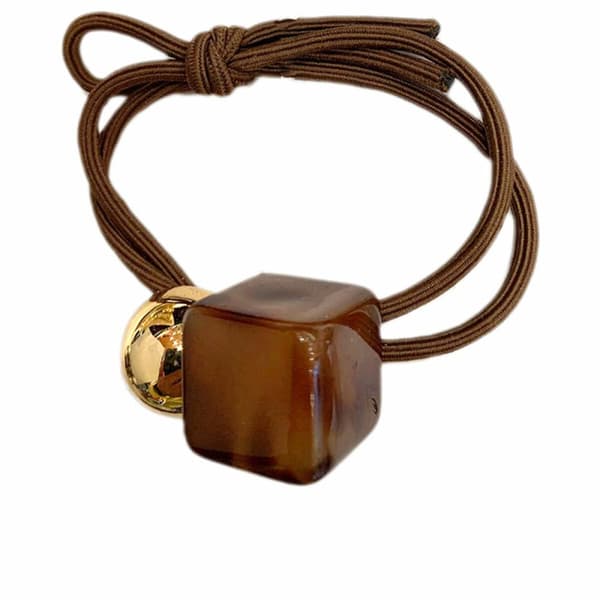 Hårelastik Inca   Brun Spand