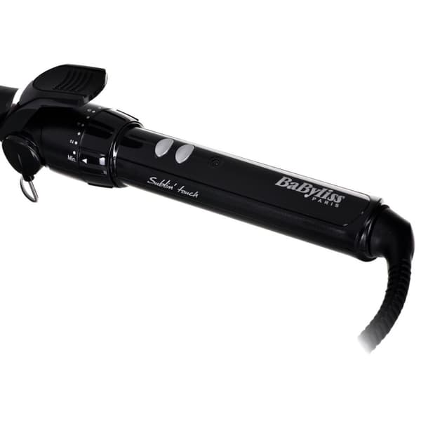 BaByliss Pro C319E 180 19mm Kiharrin Lämmin musta, Pinkki