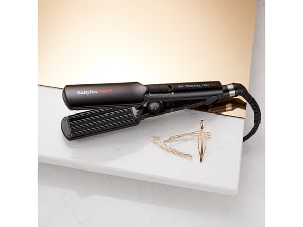 BaBylissPRO CRIMP38, Locktång, Hot, 150 °C, 230 °C, Svart, Kina
