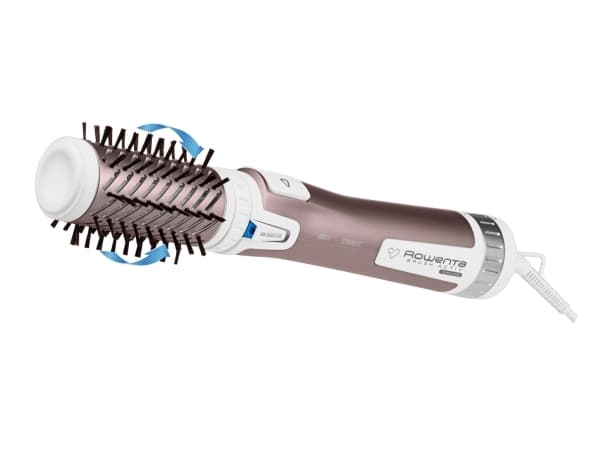 Rowenta Brush Activ Premium Care CF9540 Varmluftsbørste Varm Aluminium, Metallisk, Hvit 1000 W 1,8 m